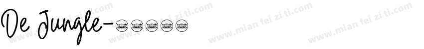 De Jungle字体转换